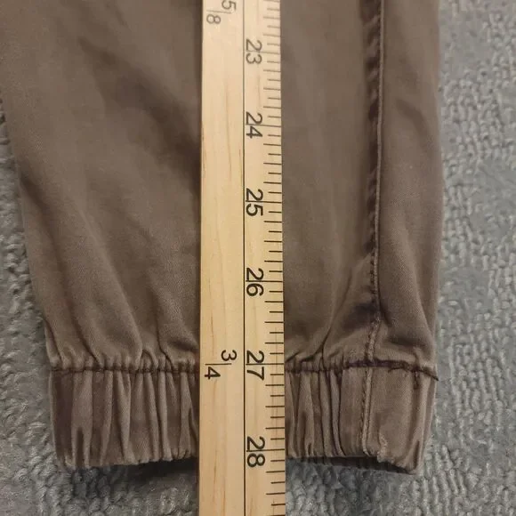 American Eagle Women’s Size 8  (28x28) Pants Utility Jogger Stretch Khaki - Picture 7 of 11